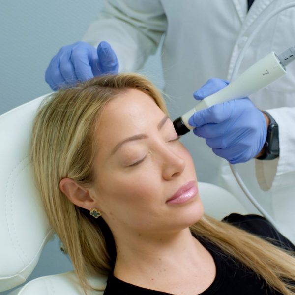Female Patient RF Treatment